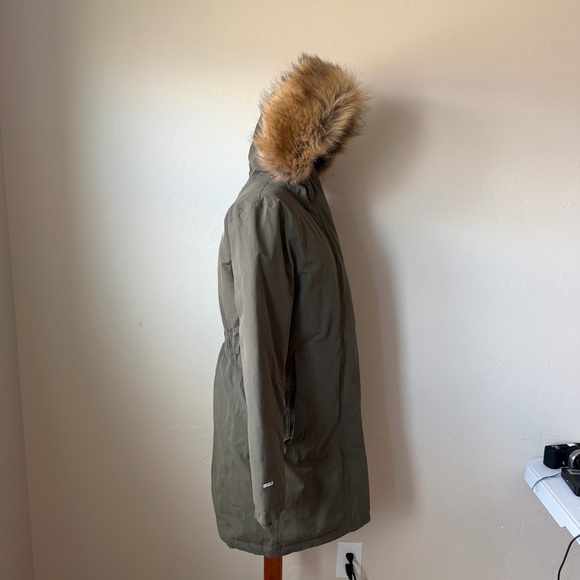 The North Face Women’s Coat M Green DryVent Artic Parka 550 Goose Down Jacket - Picture 4 of 15